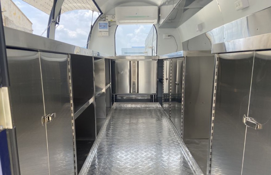 13ft food concession trailer interior
